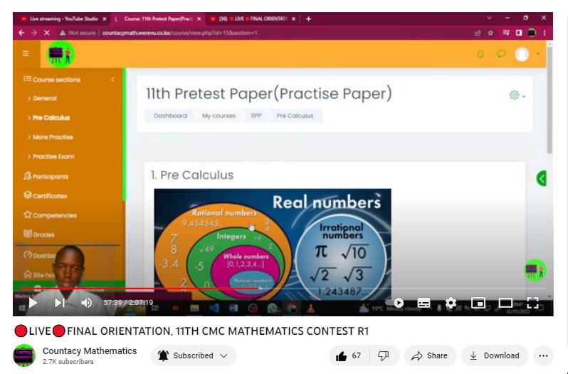 online maths lesson 2